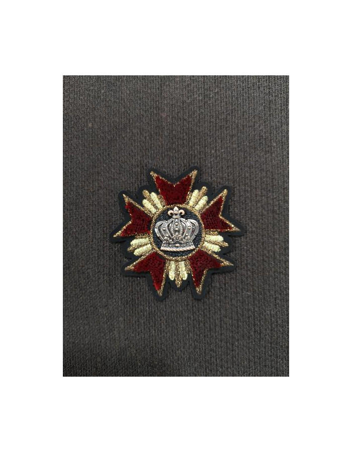 Aplicación Escudo Corona Metal 