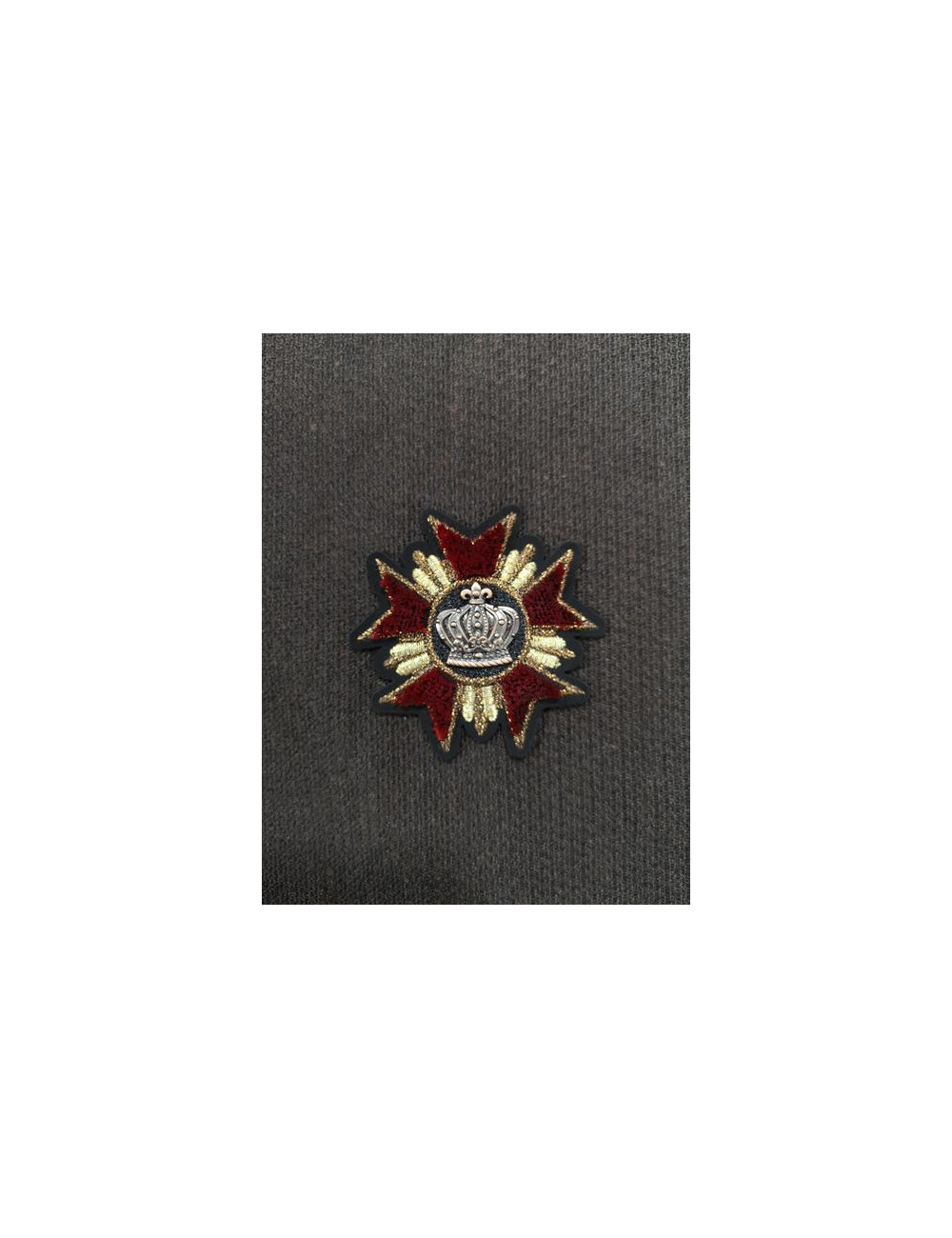 Aplicación Escudo Corona Metal 