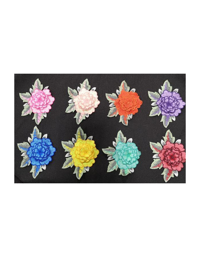 Aplicación Flor Relieve Colores