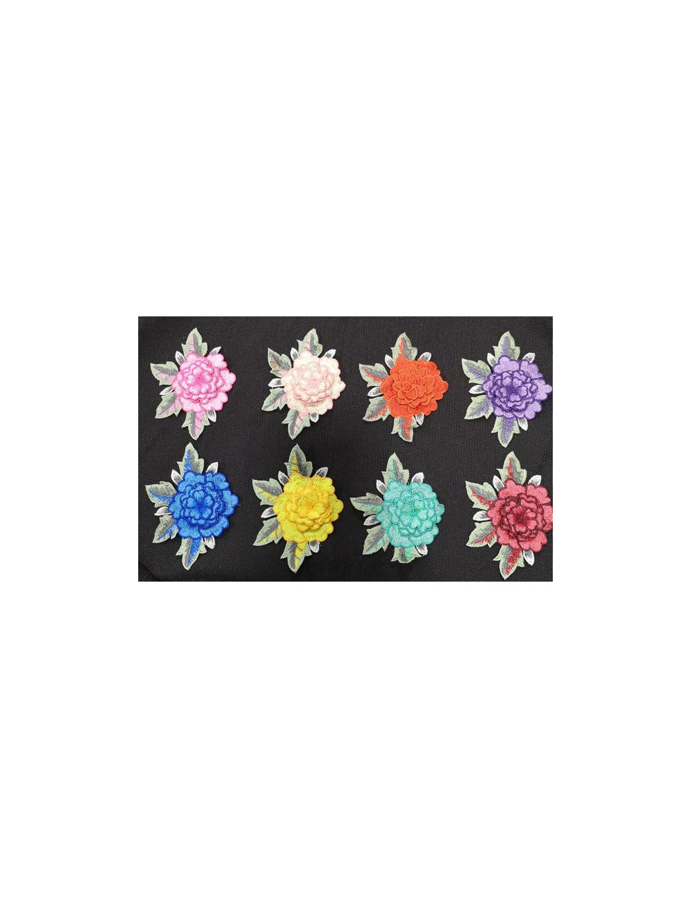 Aplicación Flor Relieve Colores 