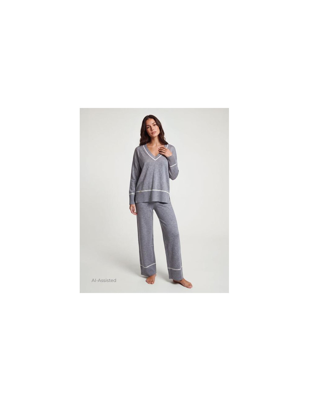 Conjunto Punto Escote Pico Selmark 